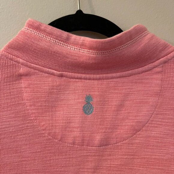 NWT Tommy Bahama Tobago 1/2 Zip Dress - Cabana Pink - XL - Picture 8 of 10